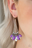 Paparazzi "Terra Tribe" Purple Earrings Paparazzi Jewelry