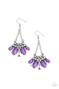 Paparazzi "Terra Tribe" Purple Earrings Paparazzi Jewelry