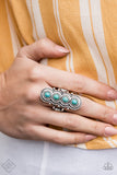 Paparazzi "Terra Trinket" FASHION FIX Blue Ring Paparazzi Jewelry