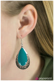 Paparazzi "T.G.I.F - Blue" earring Paparazzi Jewelry