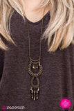 Paparazzi "Thank Your Lucky Stars - Brass" necklace Paparazzi Jewelry