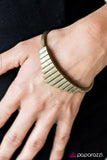Paparazzi "That Dont EMPRESS Me Much - Brass" bracelet Paparazzi Jewelry