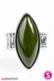 Paparazzi "That Dont Impress Me Much" Green Ring Paparazzi Jewelry