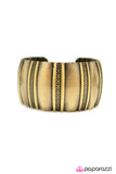 Paparazzi "Thats a Cinch - Brass" bracelet Paparazzi Jewelry