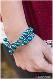 Paparazzi "Thats A Wrap! - Blue" bracelet Paparazzi Jewelry