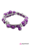 Paparazzi "Thats A Wrap! - Purple" bracelet Paparazzi Jewelry