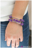 Paparazzi "Thats A Wrap! - Purple" bracelet Paparazzi Jewelry