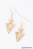 Paparazzi "Thats The SPEAR-it!" Gold Earrings Paparazzi Jewelry