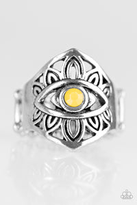 Paparazzi "Thats What EYE Want!" Yellow Ring Paparazzi Jewelry