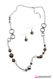 Paparazzi "That Thing You Do - Brown" necklace Paparazzi Jewelry
