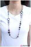 Paparazzi "That Thing You Do - Brown" necklace Paparazzi Jewelry