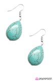 Paparazzi "The 5th Element" Blue Earrings Paparazzi Jewelry