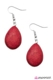 Paparazzi "The 5th Element - Red" earring Paparazzi Jewelry