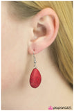 Paparazzi "The 5th Element - Red" earring Paparazzi Jewelry