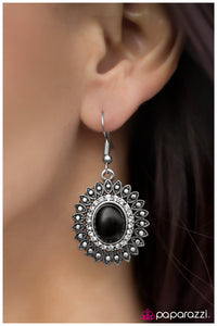 Paparazzi "The Academy Awards - Black" earring Paparazzi Jewelry