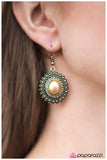 Paparazzi "The Academy Awards - Brass" earring Paparazzi Jewelry