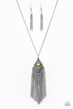 Paparazzi "The Adventure Begins - Yellow" necklace Paparazzi Jewelry