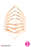 Paparazzi "The A-Team - Rose Gold" ring Paparazzi Jewelry