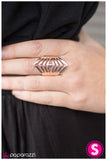 Paparazzi "The A-Team - Rose Gold" ring Paparazzi Jewelry