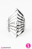 Paparazzi "The A-Team - Silver" ring Paparazzi Jewelry