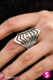 Paparazzi "The A-Team - Silver" ring Paparazzi Jewelry