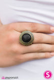 Paparazzi "The Badlands - Brass" ring Paparazzi Jewelry
