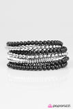 Paparazzi "The BEAD Goes On" Black Bracelet Paparazzi Jewelry