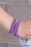 Paparazzi "The BEAD Goes On" Purple Bracelet Paparazzi Jewelry