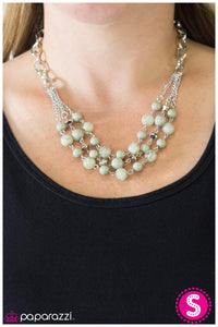 Paparazzi "The Best Is Yet To Come" Green Necklace & Earring Set Paparazzi Jewelry