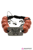 Paparazzi "The Butterfly Effect" Orange Bracelet Paparazzi Jewelry