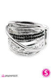 Paparazzi "The Chevelle - Black" ring Paparazzi Jewelry