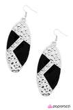 Paparazzi "The Coast Is Clear! - Black" earring Paparazzi Jewelry