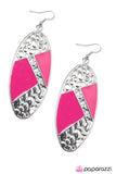Paparazzi "The Coast Is Clear! - Pink" earring Paparazzi Jewelry