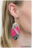 Paparazzi "The Coast Is Clear! - Pink" earring Paparazzi Jewelry