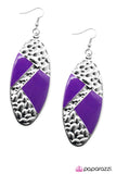 Paparazzi "The Coast Is Clear! - Purple" earring Paparazzi Jewelry