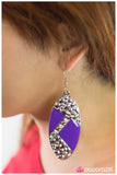 Paparazzi "The Coast Is Clear! - Purple" earring Paparazzi Jewelry