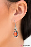 Paparazzi "The Color Of Money" Orange Earrings Paparazzi Jewelry