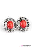 Paparazzi "The Country Life" Red Earrings Paparazzi Jewelry