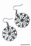 Paparazzi "The County Fair" Blue Earrings Paparazzi Jewelry