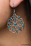 Paparazzi "The County Fair" Blue Earrings Paparazzi Jewelry