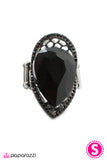 Paparazzi "The Crown Jewel" Black Ring Paparazzi Jewelry