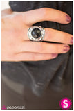 Paparazzi "The Dark Side" Black Ring Paparazzi Jewelry