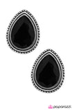 Paparazzi "The Deluxe - Black" earring Paparazzi Jewelry