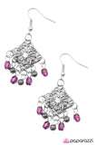 Paparazzi "The Dreamer - Purple" earring Paparazzi Jewelry