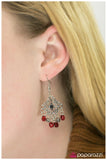 Paparazzi "The Dreamer - Red" earring Paparazzi Jewelry