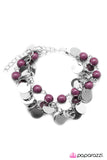 Paparazzi "The Dream Team" Purple Bracelet Paparazzi Jewelry