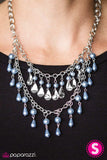 Paparazzi "The Drop Top - Blue" Necklace & Earring Set Paparazzi Jewelry