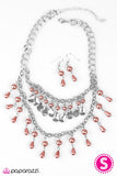 Paparazzi "The Drop Top - Pink" Necklace & Earring Set Paparazzi Jewelry