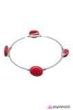 Paparazzi "The Dry Lands - Red" bracelet Paparazzi Jewelry