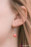 Paparazzi "The Electric Slide" Orange Necklace & Earring Set Paparazzi Jewelry